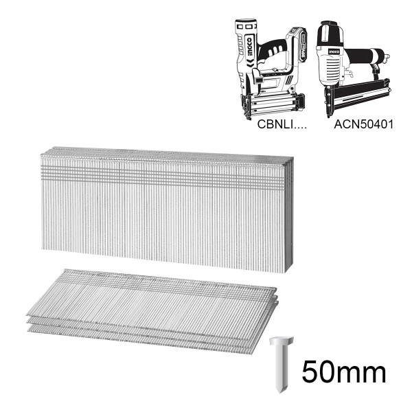Καρφιά 50mm Αεροκαρφωτικού ACN50401, CBNLI2002, CBNLI2028