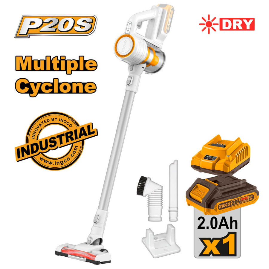 Σκούπα Stick Cyclone Μπαταρίας 20V Li-Ion 120W