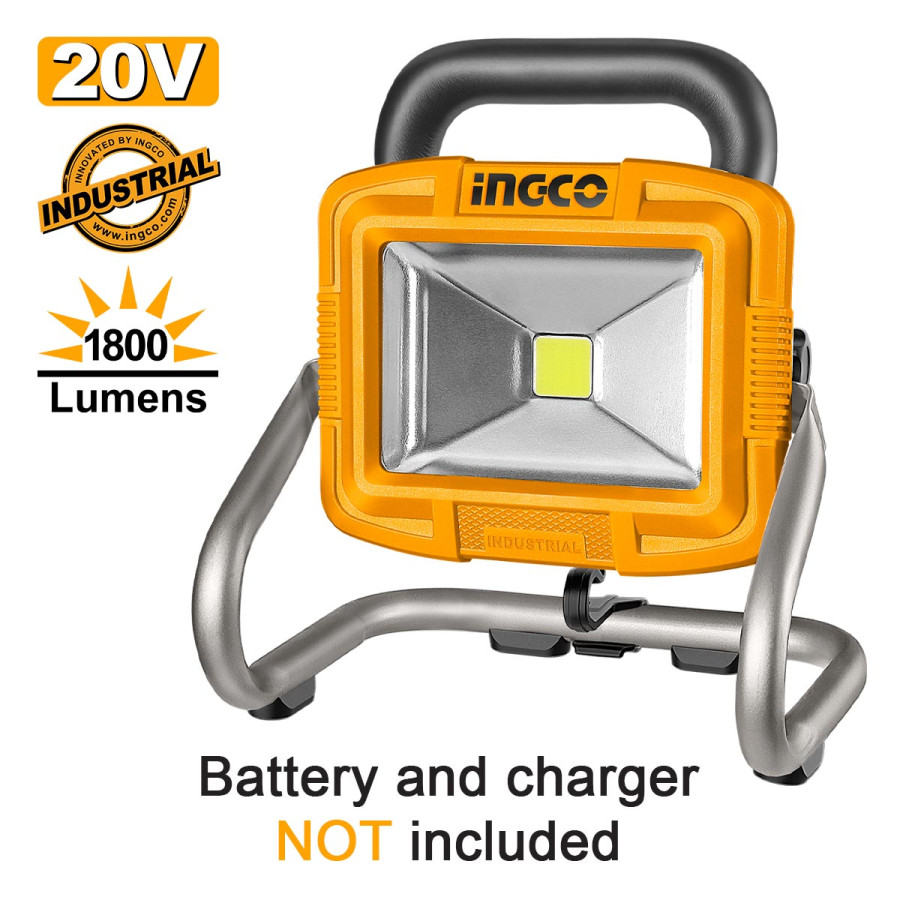 Προβολέας Μπαταρίας 20V Li-lon SOLO 900-1800 lumens