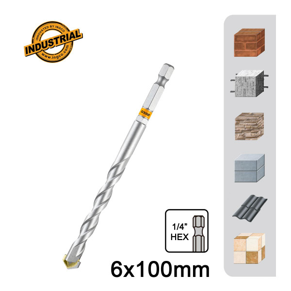 Διαμαντοτρύπανο 6x100mm 1/4