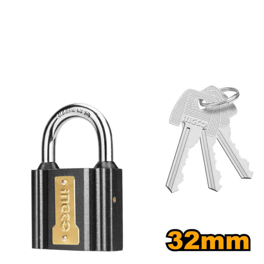 Λουκέτο Μαύρο Σιδερένιο 32mm