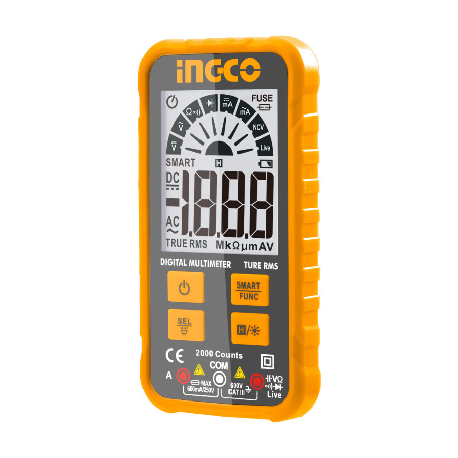 Ψηφιακό Πολύμετρο 600V True RMS με Μέτρηση AC/DC/ Αντίστασης/ Χωρητικότητας/ Συχνότητας/ NCV