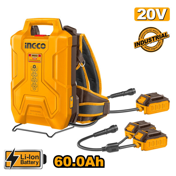Μπαταρία Πλάτης 20V/20V+20V 60.0Ah/30.0Ah Li-Ion