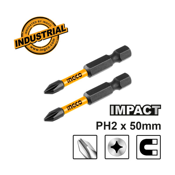 Κατσαβιδόμυτες Impact PH2x50mm 2 τεμ.